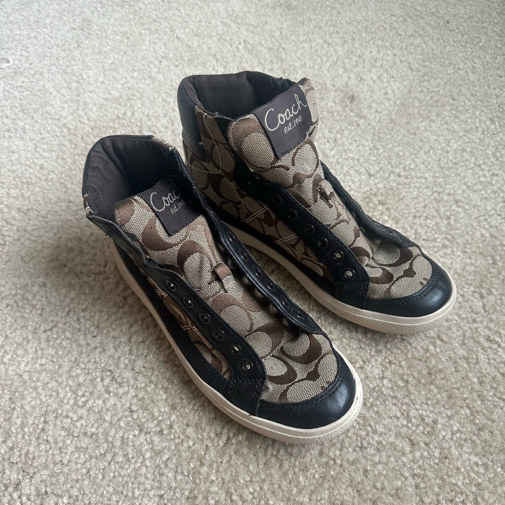 Coach High Top Ellis Sneaker, Women’s Size 5.5